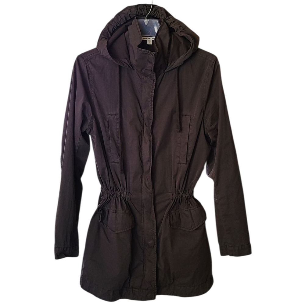 James Perse Lightweight Size 3 Large Hooded Utility Anorak Jacket